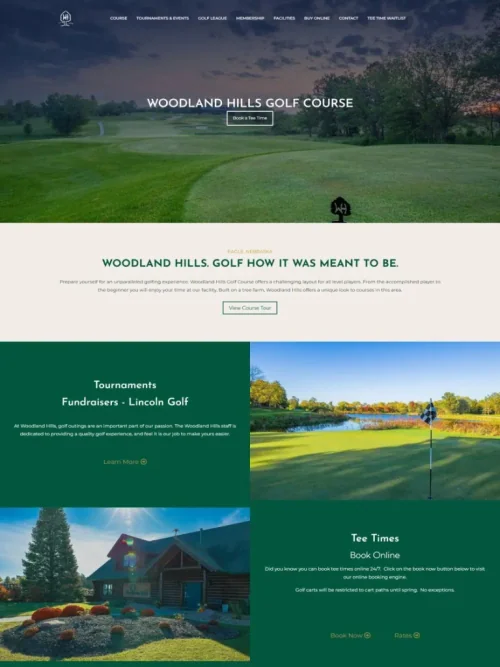 Woodland Hills Golf Course full-page preview